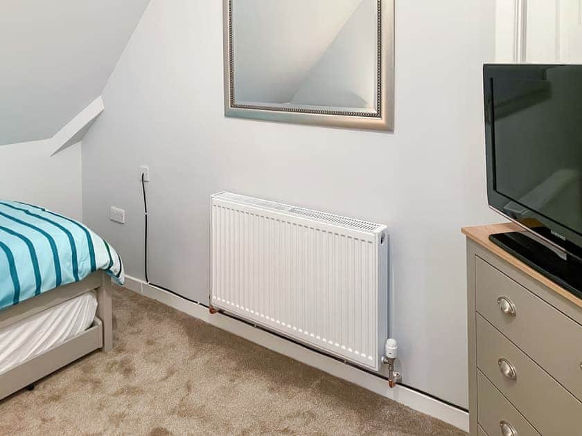 Bedroom | Gleaner Lea Apartment, Campbeltown