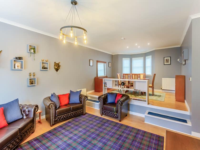 Living area | Bluegrass Retreat on the River Ness, Inverness