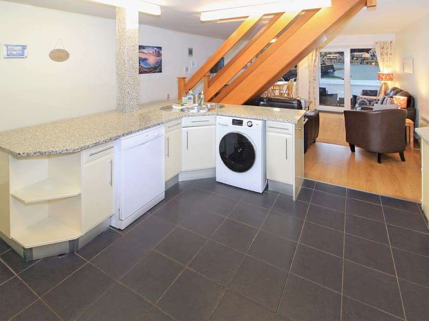 Open plan living space | Rivers Edge Penthouse, Porthmadog