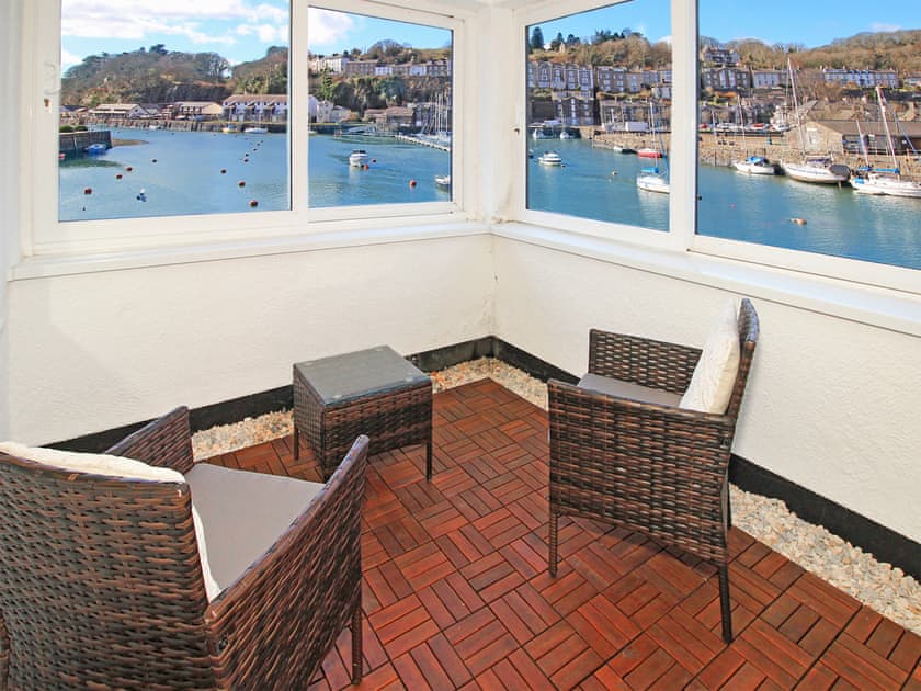 Balcony | Rivers Edge Penthouse, Porthmadog