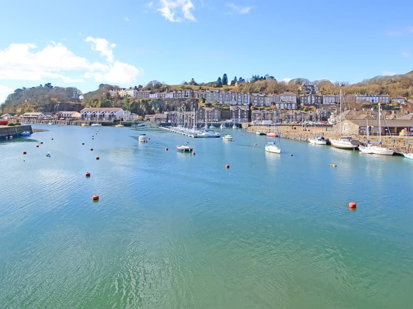 The view from Bedroom 1  | Rivers Edge Penthouse, Porthmadog
