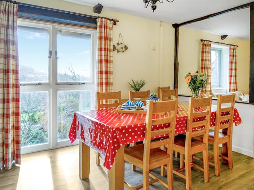 Spacious dining area | The Tallet - Mennabroom Farm Cottages, Warleggan, near Bodmin