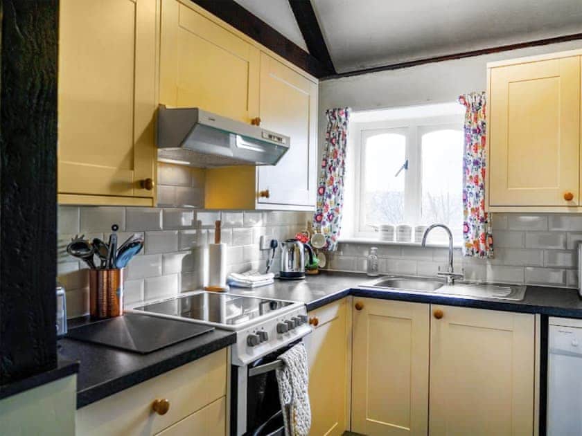 Open aspect to kitchen | The Shippon - Mennabroom Farm Cottages, Warleggan, near Bodmin