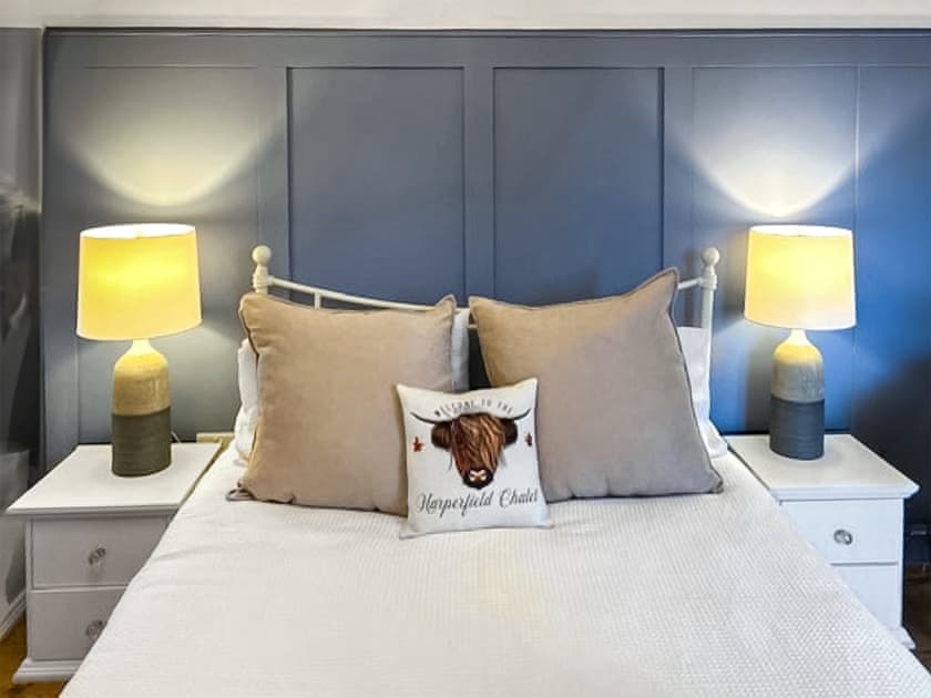 Double bedroom | Harperfield Chalet, Lanark
