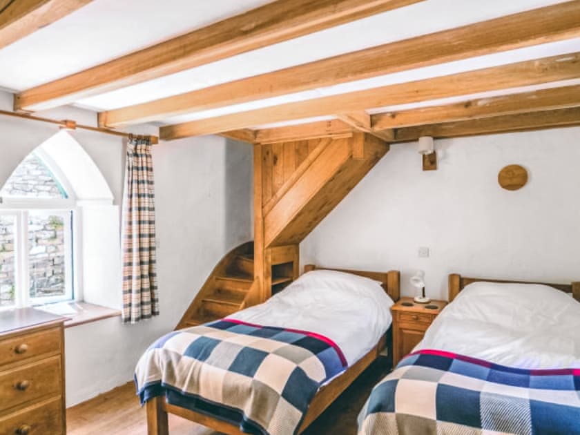 Twin bedroom | Shute Cottage, Manorbier