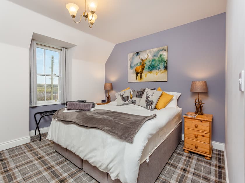 Double bedroom | The Servants Quarters - Pentland Escapes, Canisbay, near John O’ Groats