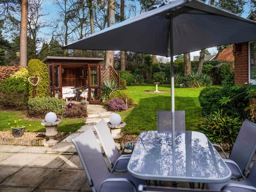 Sitting-out-area | High Trees, High Kelling, near Holt