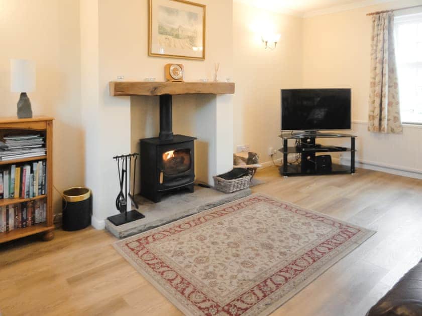 Comfy living room with wood burner | Springwood, Worton near Askrigg