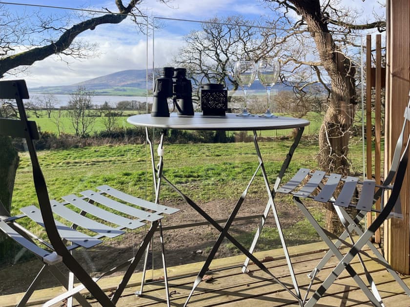 Sitting-out-area | The Treehouse @ Caerlaverock - Caerlaverock Estate, Glencaple, near Dumfries