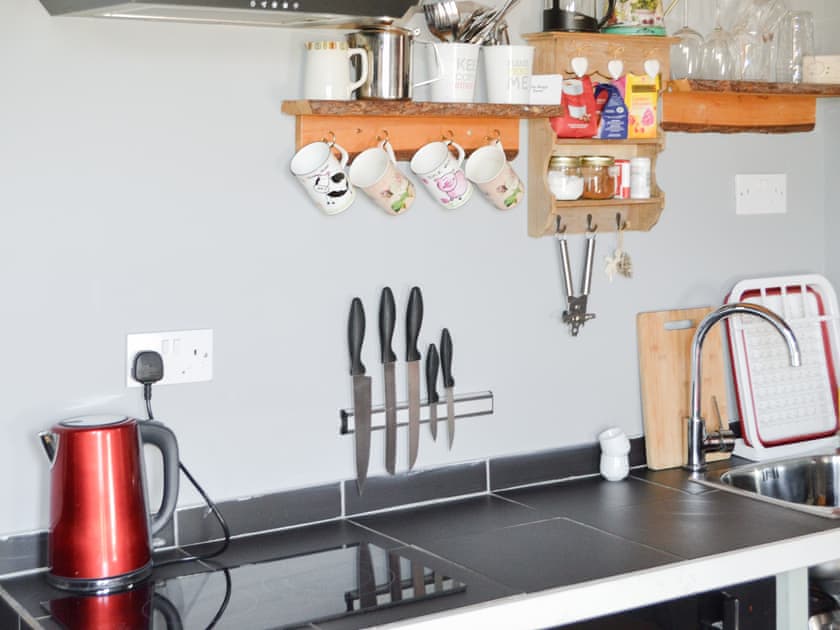 Kitchen | The Shepherds Hut - Glamping Adventure, Culbokie