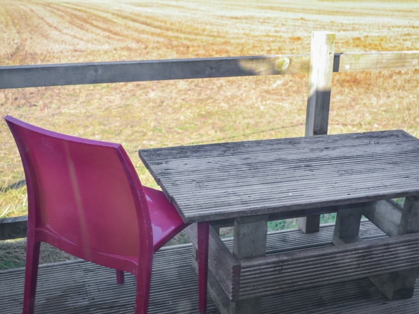 Sitting-out-area | The Shepherds Hut - Glamping Adventure, Culbokie