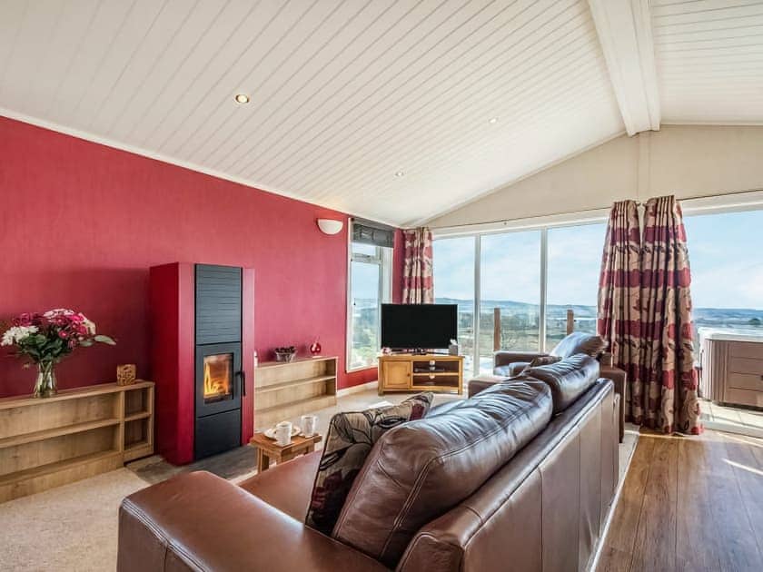 Open plan living space | Oakwood Lodge, Lochwinnoch