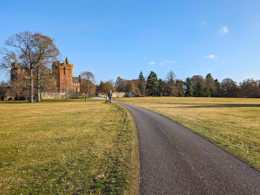 Private castle, located on the same estate as property. Although that most of the grounds are free to roam, we ask you to respect the owners privacy | Checkers Cottage - Beaufort Cottages, Kiltarlity, near Beauly