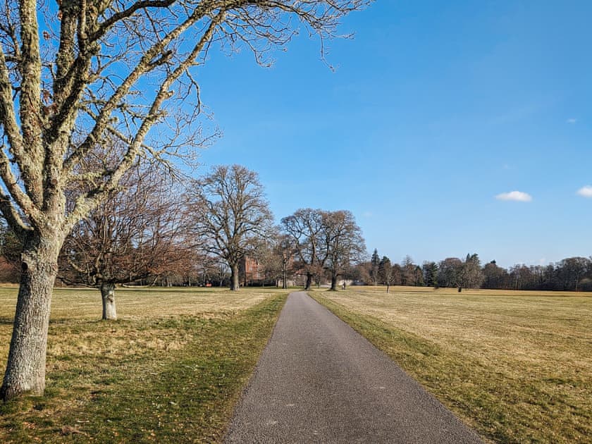 The property is situated in Beaufort Estate which is over 400 acres in size and has a private castle, woodland and natural grounds, most of it being free to roam during your stay" | Checkers Cottage - Beaufort Cottages, Kiltarlity, near Beauly