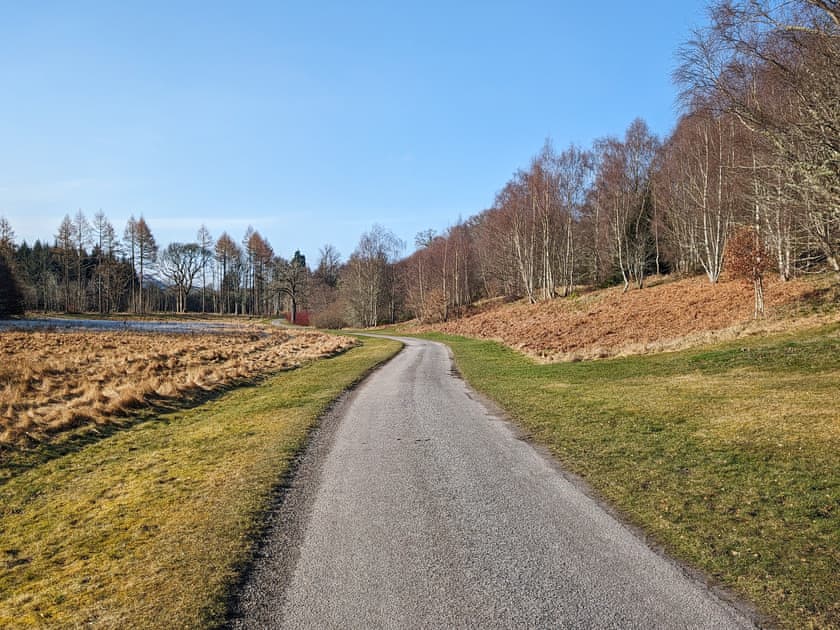 The property is situated in Beaufort Estate which is over 400 acres in size and has a private castle, woodland and natural grounds, most of it being free to roam during your stay" | Checkers Cottage - Beaufort Cottages, Kiltarlity, near Beauly