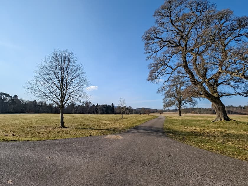 The property is situated in Beaufort Estate which is over 400 acres in size and has a private castle, woodland and natural grounds, most of it being free to roam during your stay" | Checkers Cottage - Beaufort Cottages, Kiltarlity, near Beauly