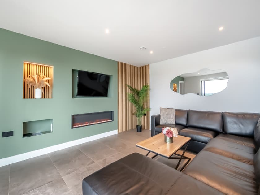 Open plan living space | Hafan Dawel - Cardigan Bay Cottages, Felinwynt, near Cardigan