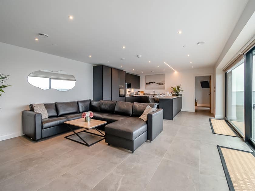 Open plan living space | Hafan Dawel - Cardigan Bay Cottages, Felinwynt, near Cardigan