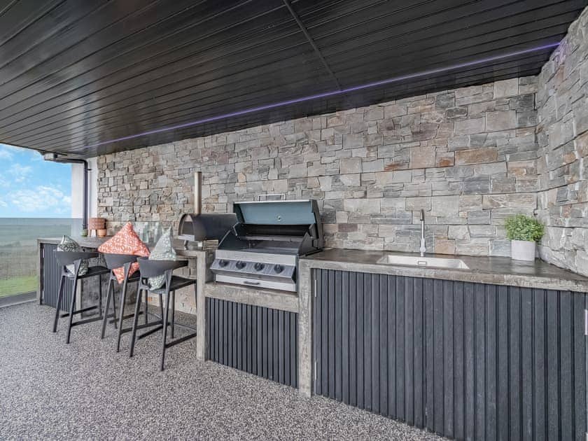 Outdoor area | Hafan Dawel - Cardigan Bay Cottages, Felinwynt, near Cardigan