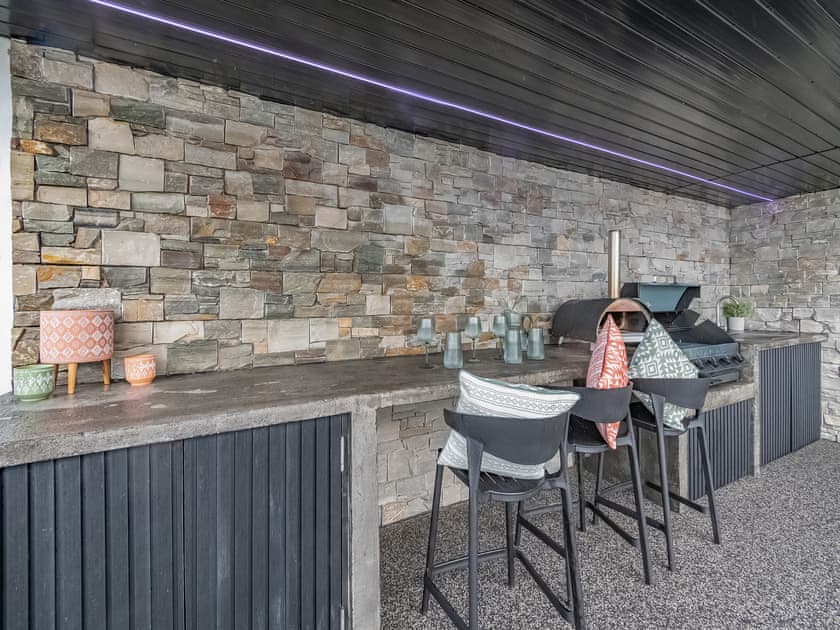 Outdoor area | Hafan Dawel - Cardigan Bay Cottages, Felinwynt, near Cardigan