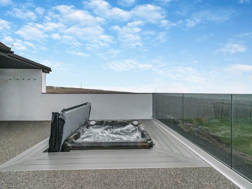 Hot tub | Hafan Dawel - Cardigan Bay Cottages, Felinwynt, near Cardigan