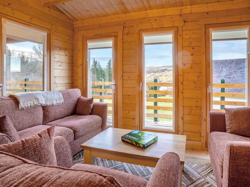 Open plan living space | Dôl Werdd Lodge, Garnant Ammanford