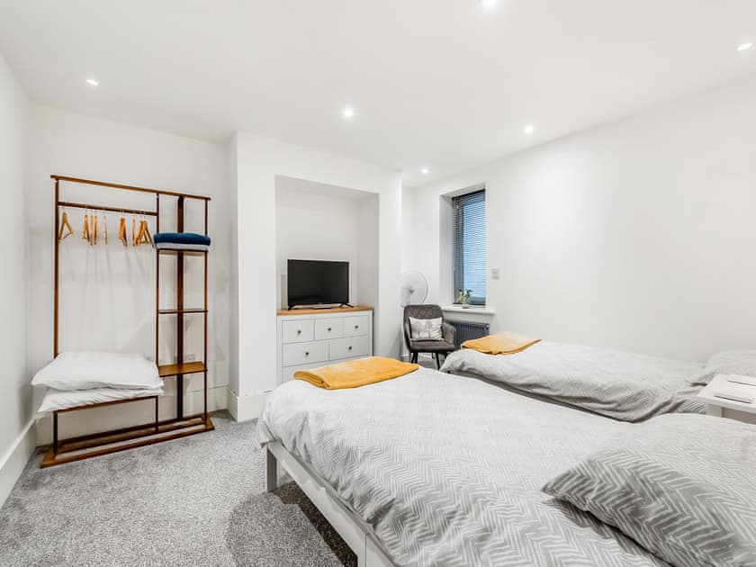 Twin bedroom | Ethelbert Apartment, Westgate On Sea