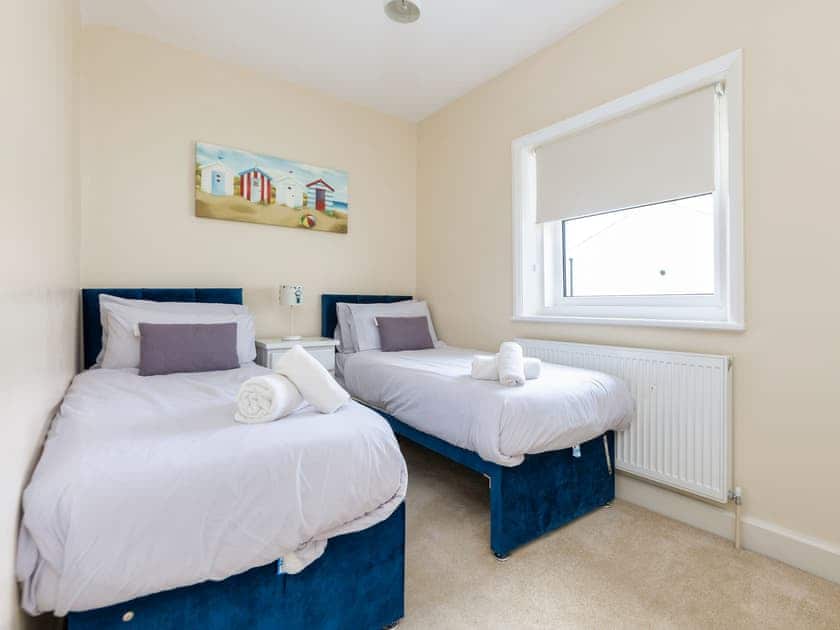 Twin beds with zip-linked beds. They can be converted to a double bed by request | Mulberry House, Lytham St Annes