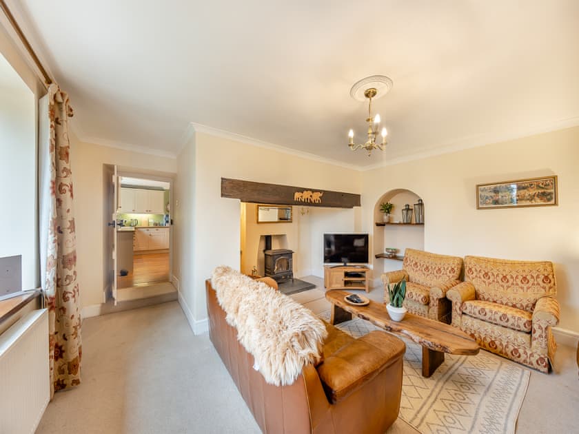 Living room | Berthryhs, Blaenplwyf, near Aberystwyth