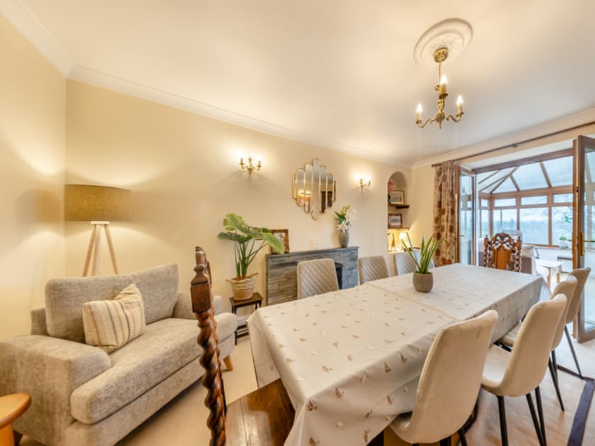 Dining room | Berthryhs, Blaenplwyf, near Aberystwyth