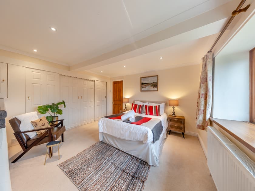 Double bedroom | Berthryhs, Blaenplwyf, near Aberystwyth