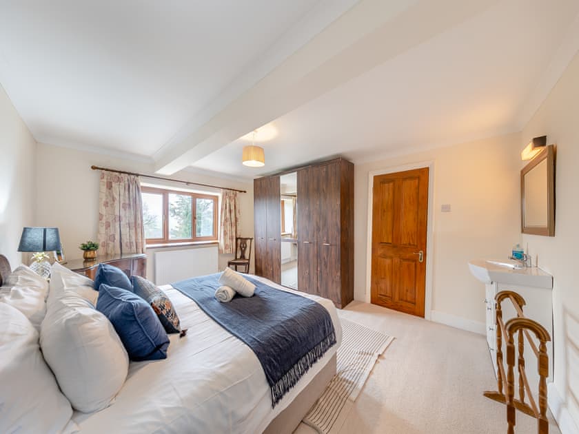 Double bedroom | Berthryhs, Blaenplwyf, near Aberystwyth