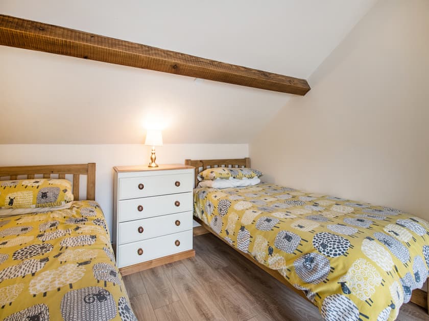 Twin bedroom | Frondeg Bach, Tregaron and the Cambrian Mountains