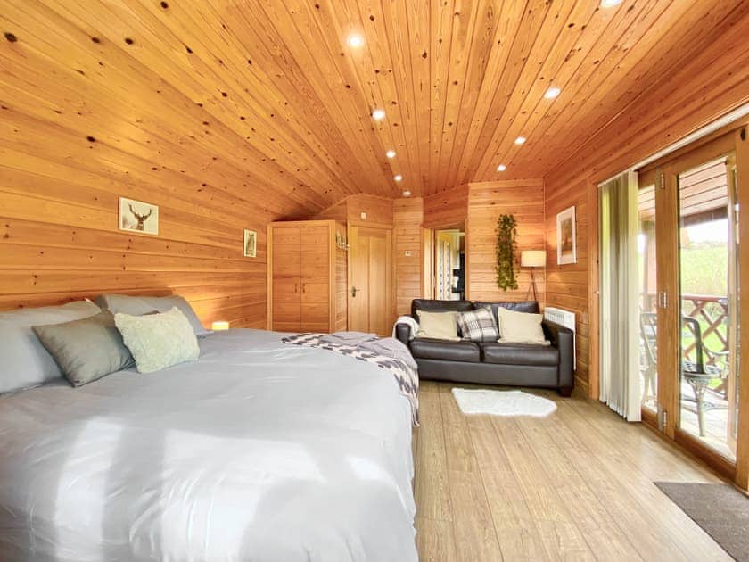 Open plan living space | Pinecone Lodges- Apple - Pinecone Lodges, Camerton, near Bath