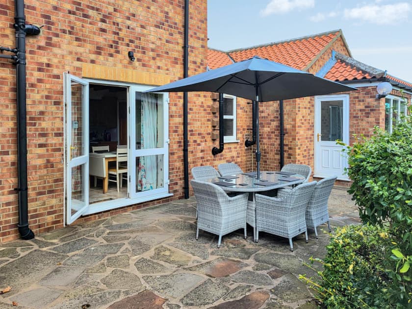 Sitting-out-area | Brompton Lodge, Potter Brompton, Scarborough