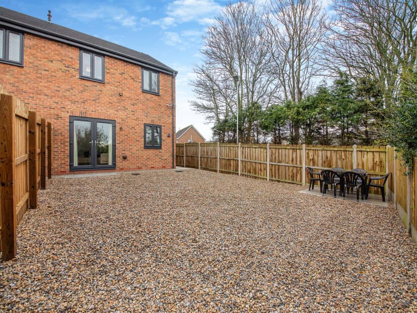 Enclosed garden  | Curlew Retreat, Ellington, near Druridge Bay