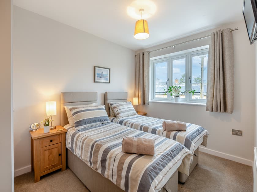 Twin bedroom | Riverview, Deeping St James, near Peterborough