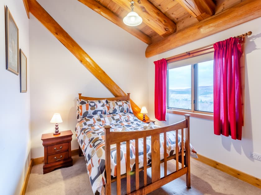 Double bedroom | Molalatau Lodge, Lairg