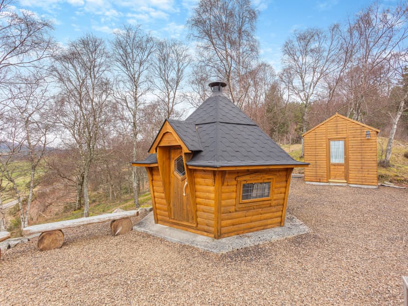 Outdoor area | Molalatau Lodge, Lairg