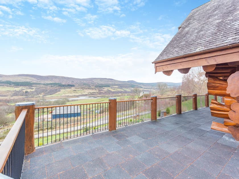 Balcony | Molalatau Lodge, Lairg