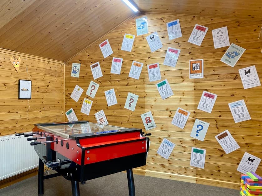Games room | Pinecone Lodges- Apple - Pinecone Lodges, Camerton, near Bath