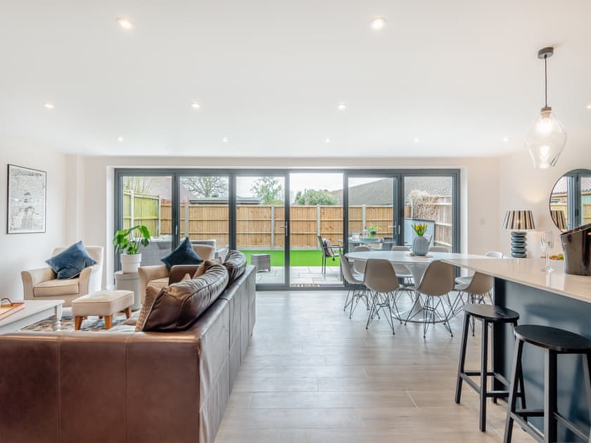 Open Plan Living Area and Kitchen | HollyhocksHollyhock House, Holt