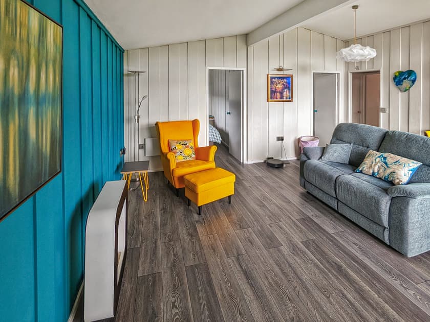 Living area | Ysgubor Lodge, Llanwrin