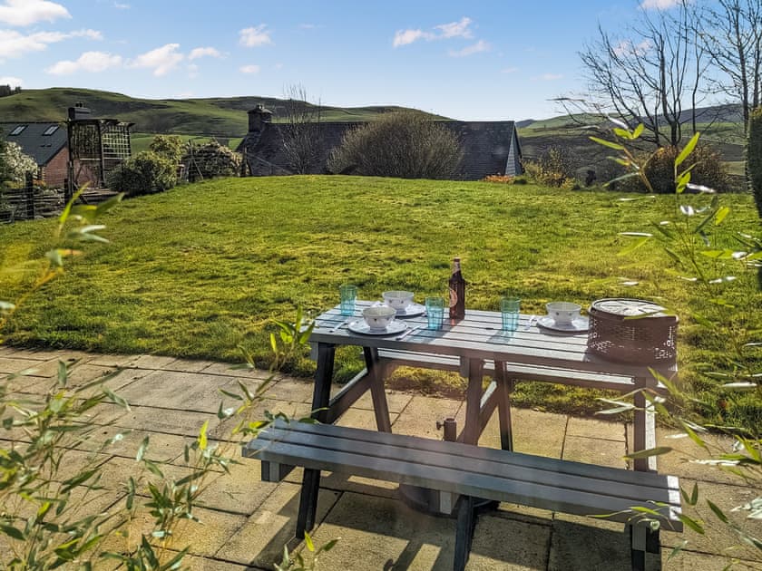 View | Ysgubor Lodge, Llanwrin