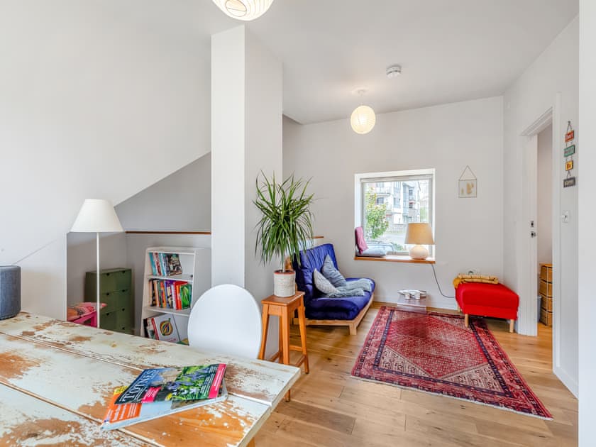 Open plan living space | Earthspring Flat, Totnes