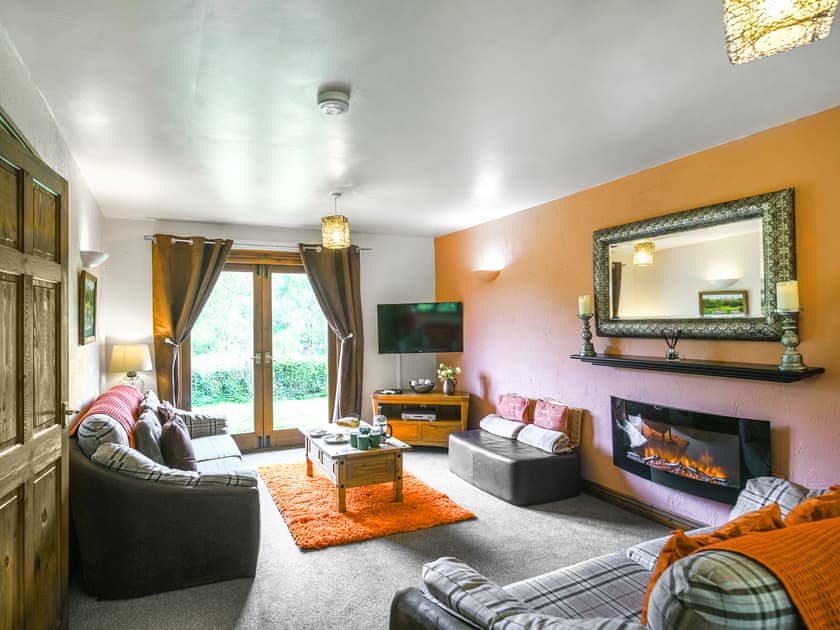 Living area | Pine Lodge - Shropshire Getaways, Bridgnorth and Ironbridge