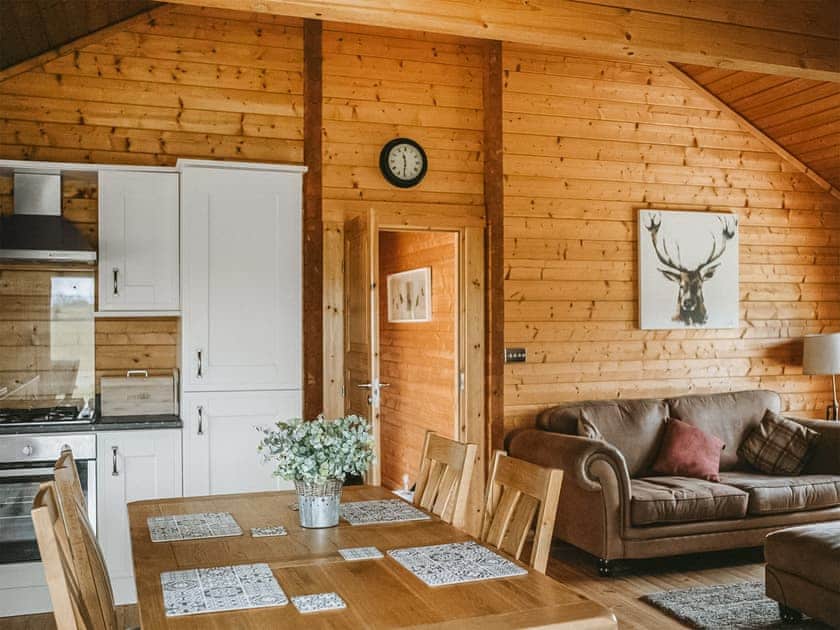 Open plan living space | Henning Lodge - Brewery Farm Lodges, Ansty, near Dorchester
