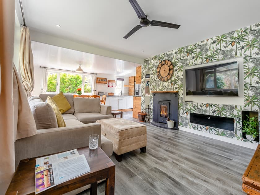 Living room | By The Beach, Downderry and Seaton, near Looe
