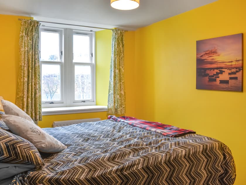 Double bedroom | Cowie Mill Apartment, Stonehaven, near Banchory