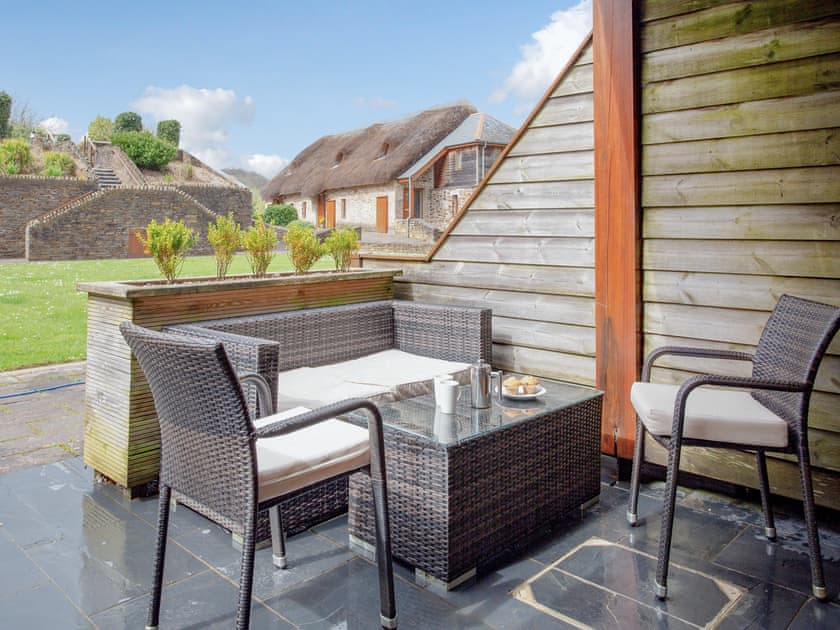 Terrace | Golf Club Lodges- Kingfisher - Golf Club Lodges, Blackawton, near Totnes